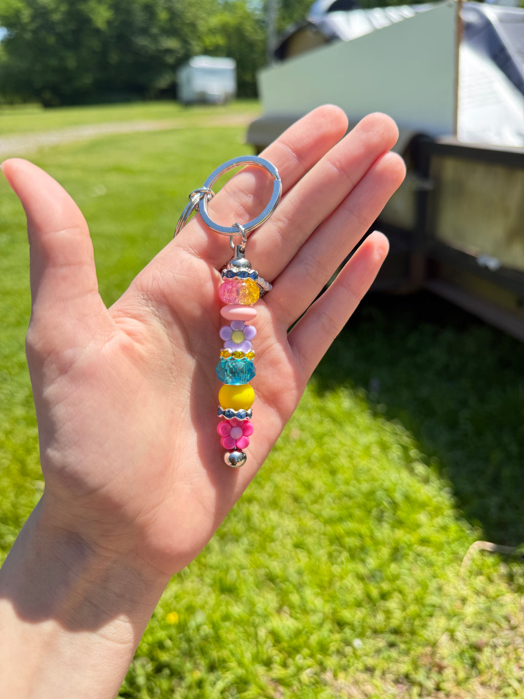 Beaded Bar keychain ONLY
