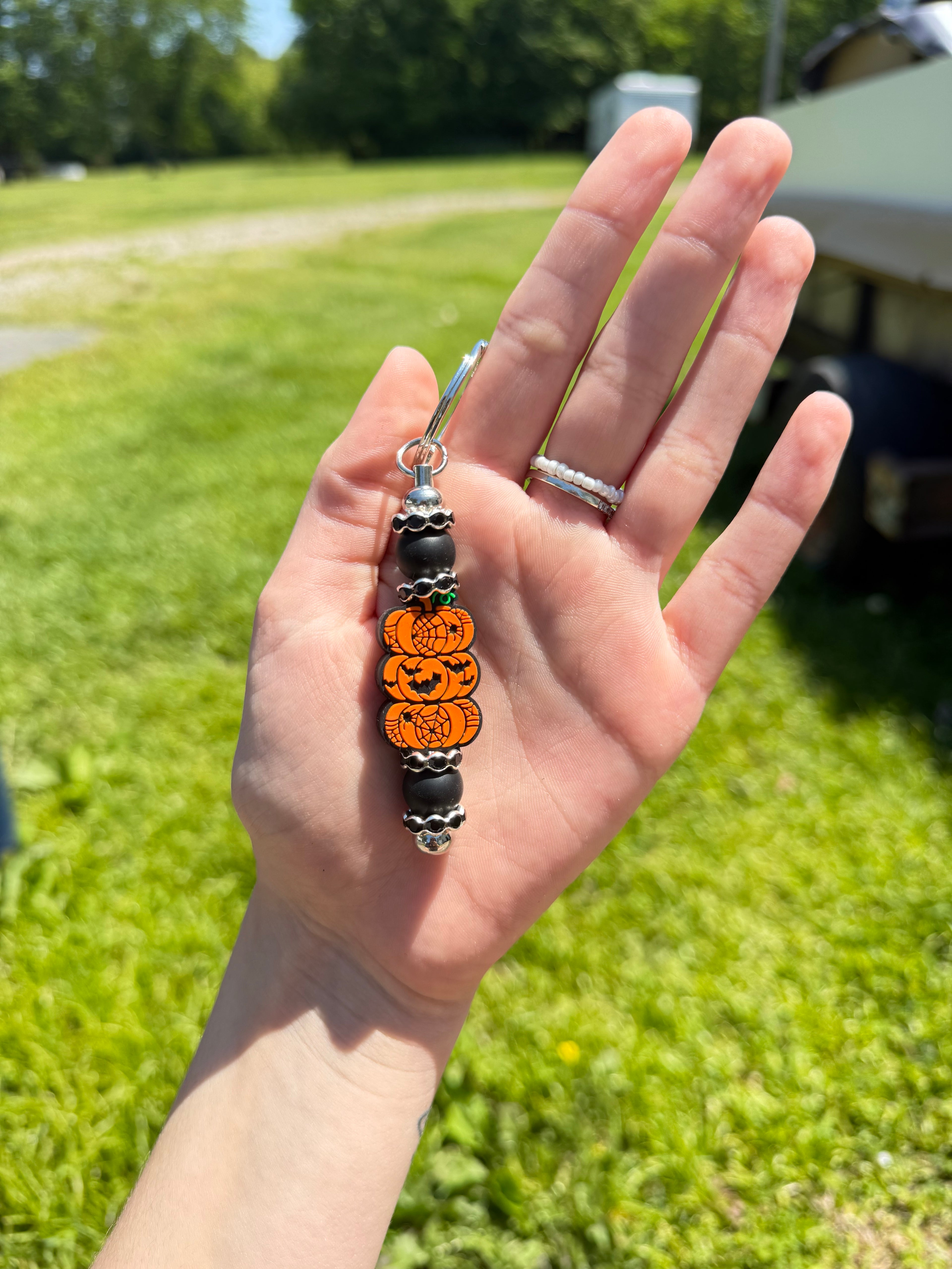 Beaded Bar keychain ONLY